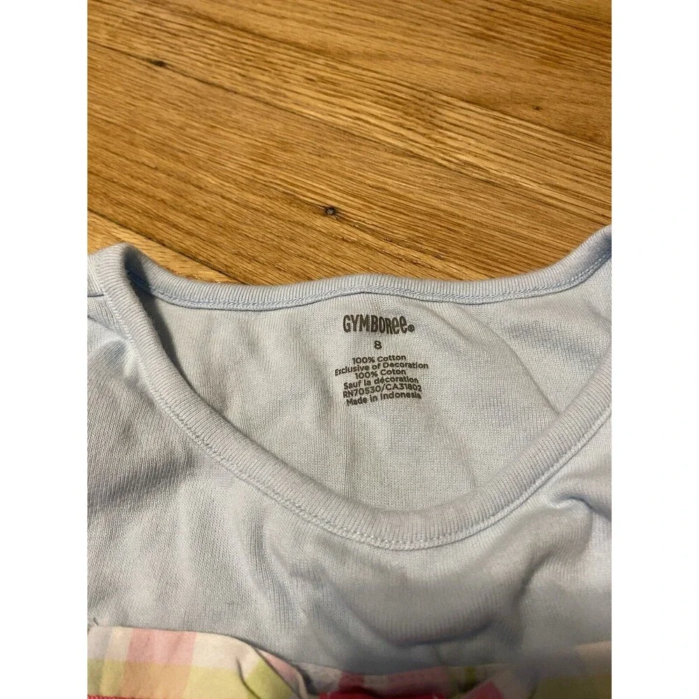 Gymboree Girl 8 Tank Top With Large Bow Blue